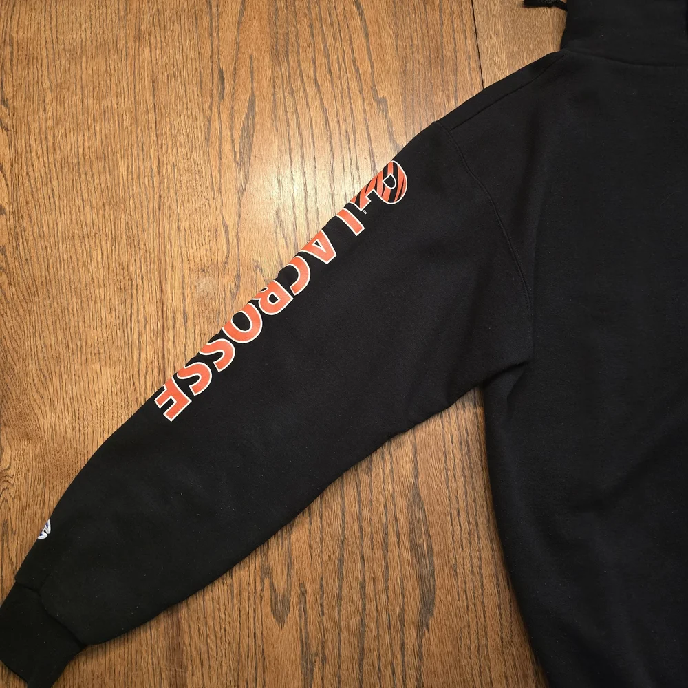 Black Champion Princeton Lacrosse Hoodie - Picture 7 of 8